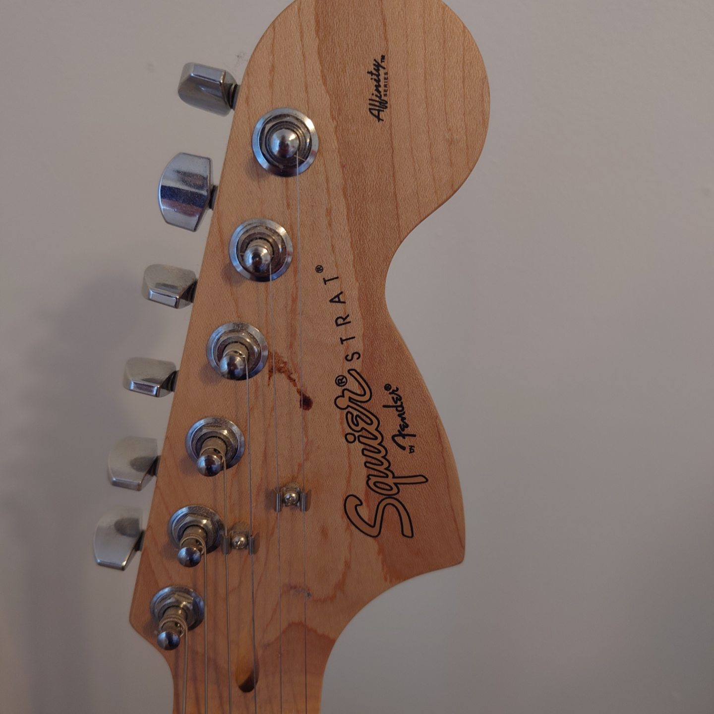 Squier Stratocaster Electric Guitar - Black - photo 3
