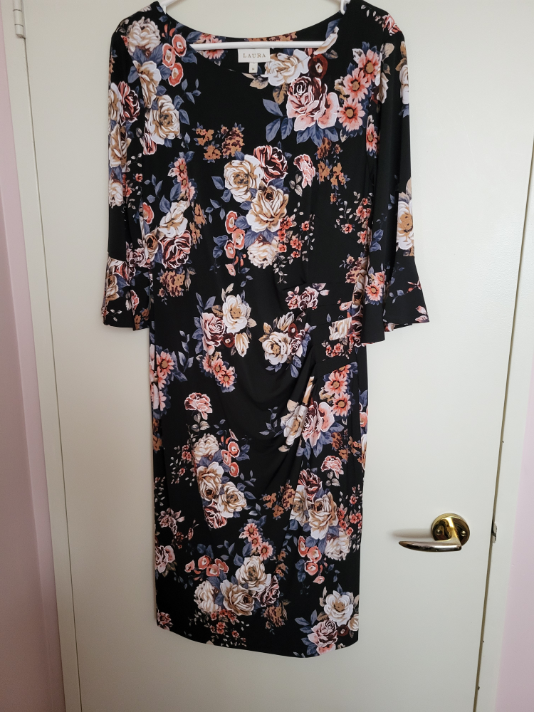 Floral Knee-Length Dress