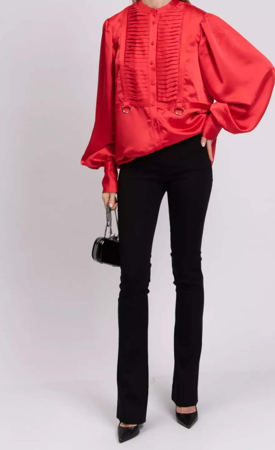 Authentic VERSACE Black Flare Trousers Size 10 xl thumbnail