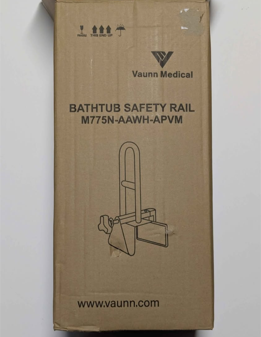Vaunn Medical Bathtub Safety Rail - M775N-AAWH-APVM