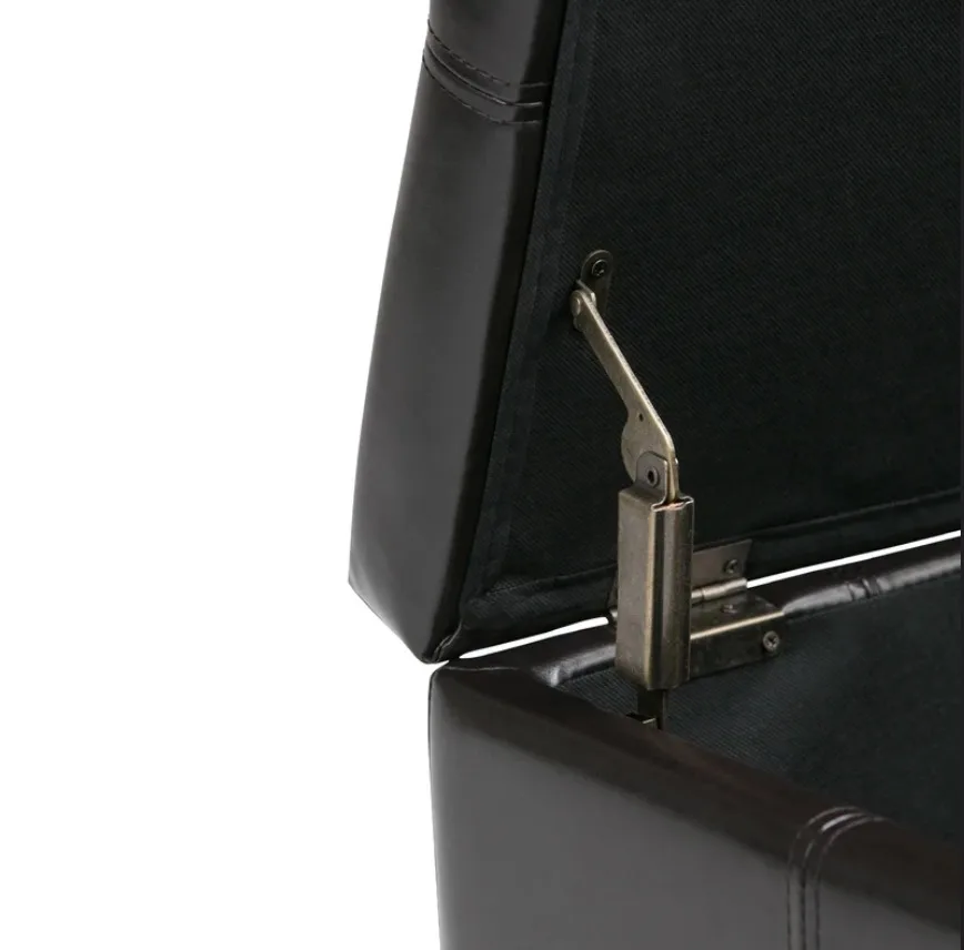 Brown Storage Ottoman Bench image indicator(4)