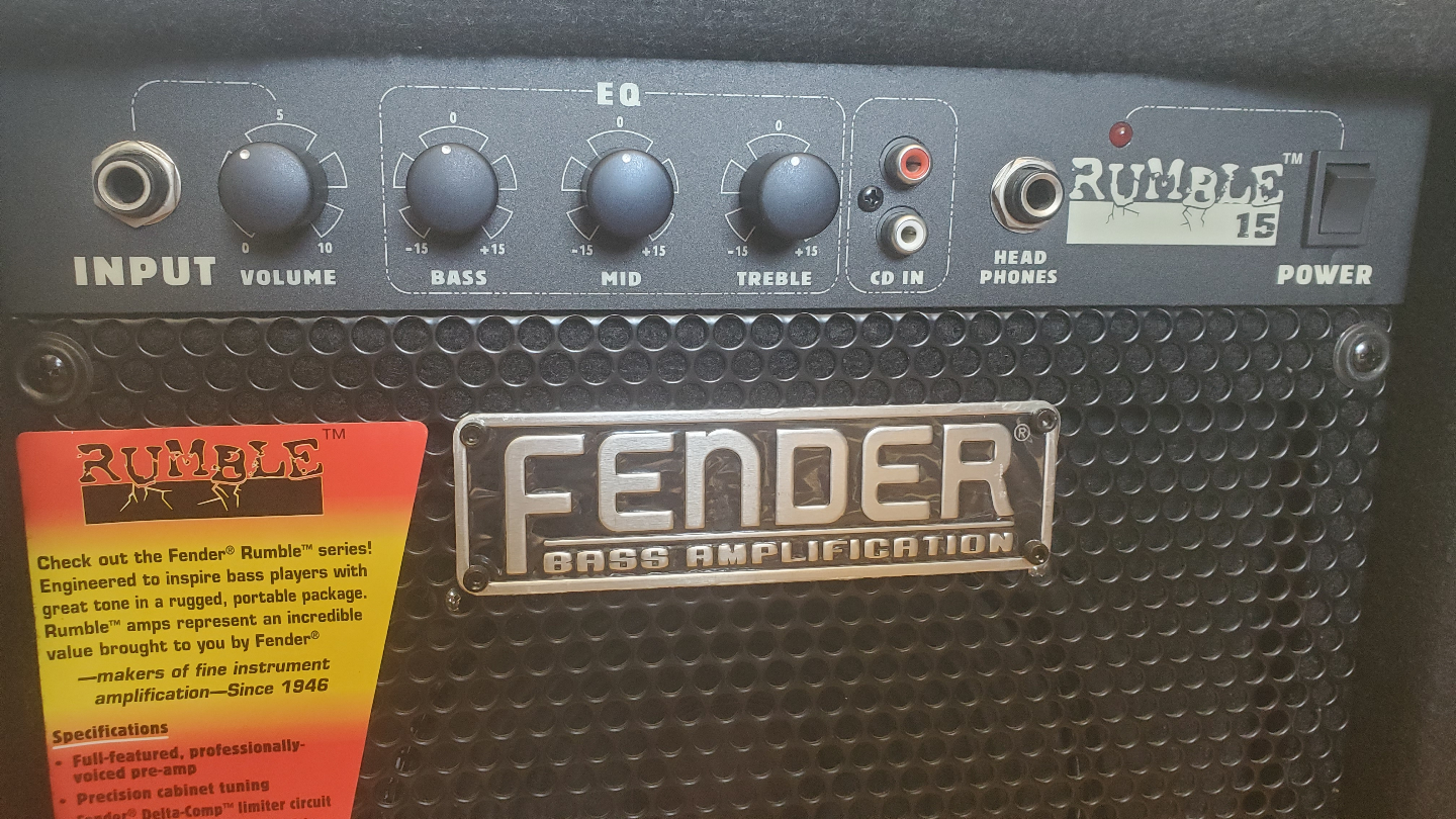 Fender Rumble 15 Bass Amp - photo 4