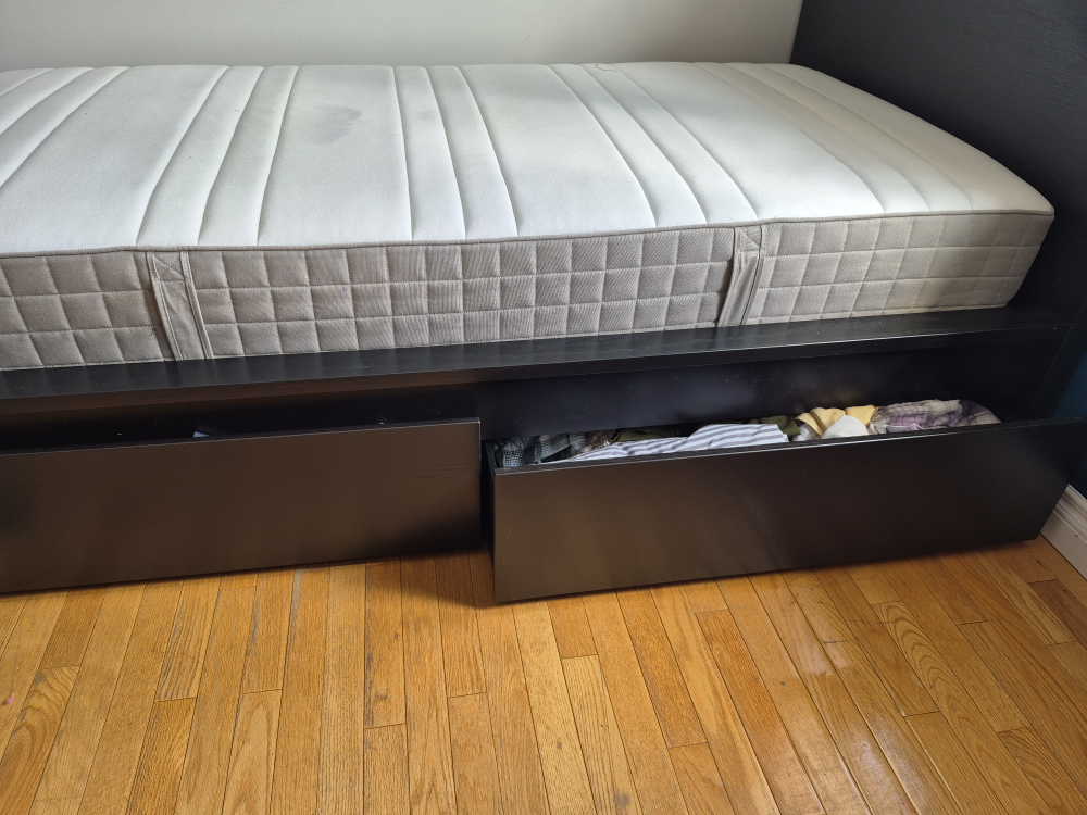 IKEA MALM Twin Bed Frame with Storage💚🥕 - photo 2