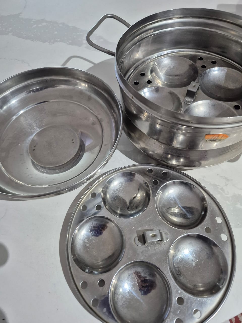 Stainless Steel Idli Maker + Basin - photo 5