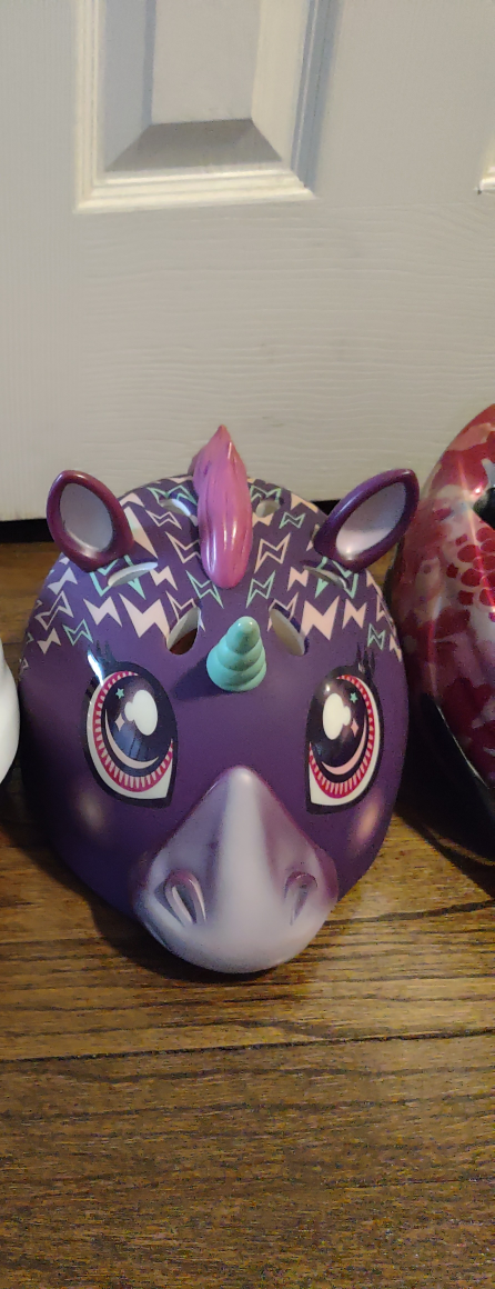 Kids' Bike Helmets - Unicorn & Floral Designs💚 - photo 2