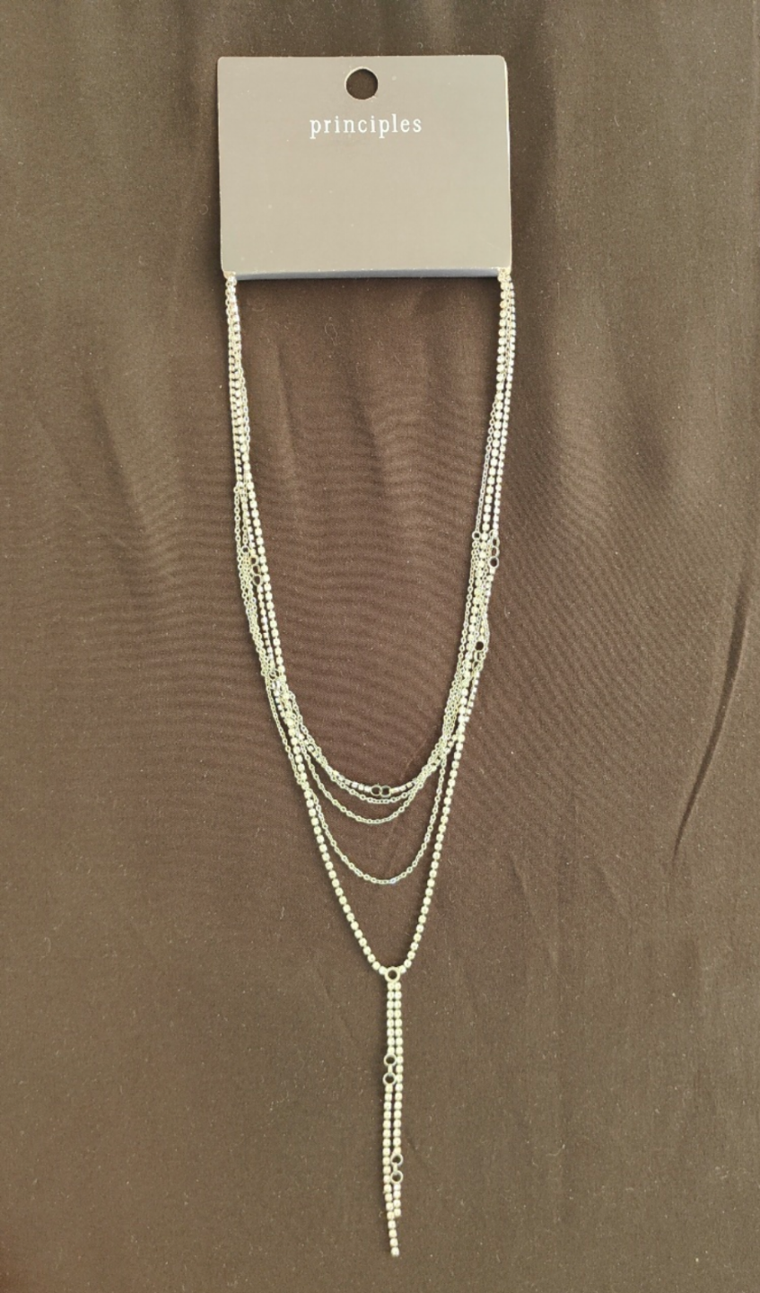 Layered Silver Necklace - photo 2