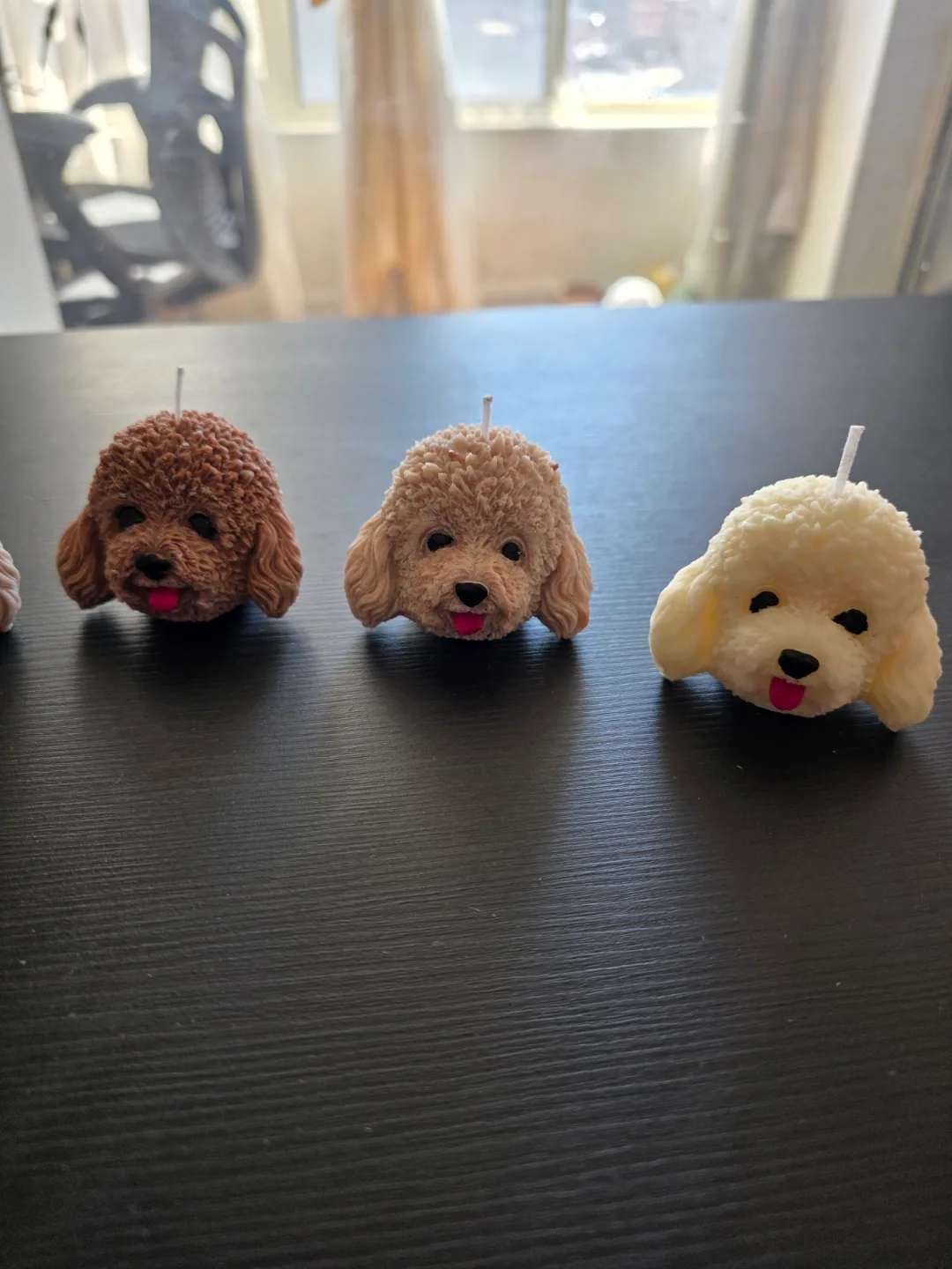 LAST 3 LEFT - Adorable Poodle dog Soy Wax Candles image indicator(2)