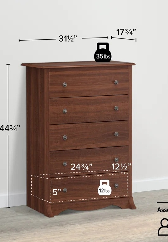 4-Drawer Chest of Drawers