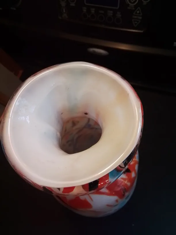 A tall Murano multicolor vase💚 image indicator(5)