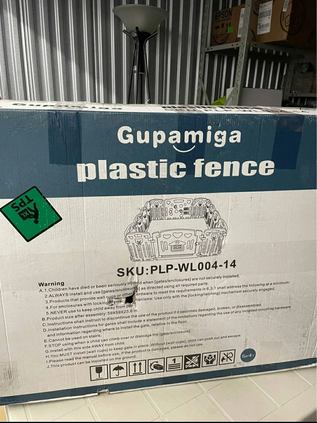 Baby Playpen Plastic Fence thumbnail