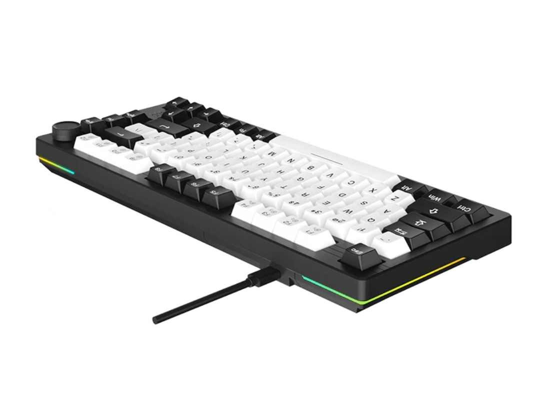 60% Mechanical Keyboard with RGB Lighting and Extra Keycaps - photo 2