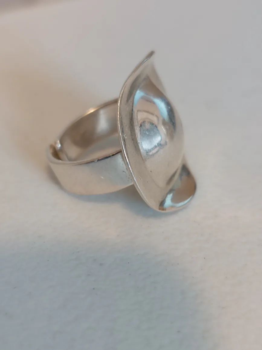 Unique Silver Statement Ring image indicator(2)