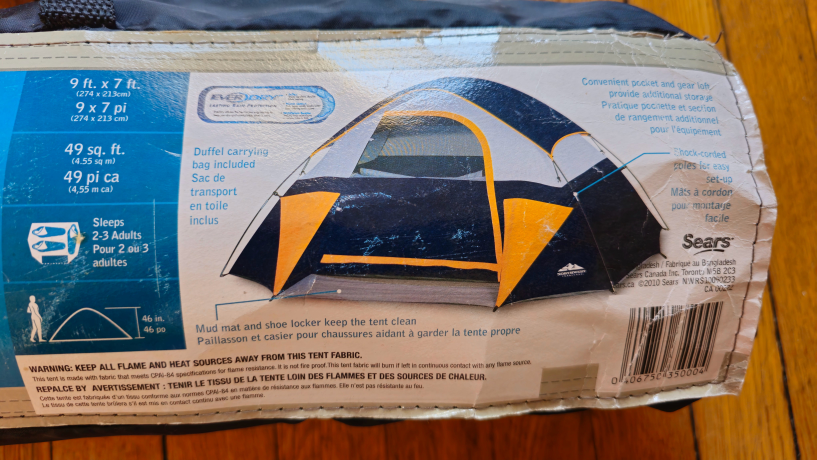 💚  Northwest Territory Backpack Tent - 2-3 Person - photo 2