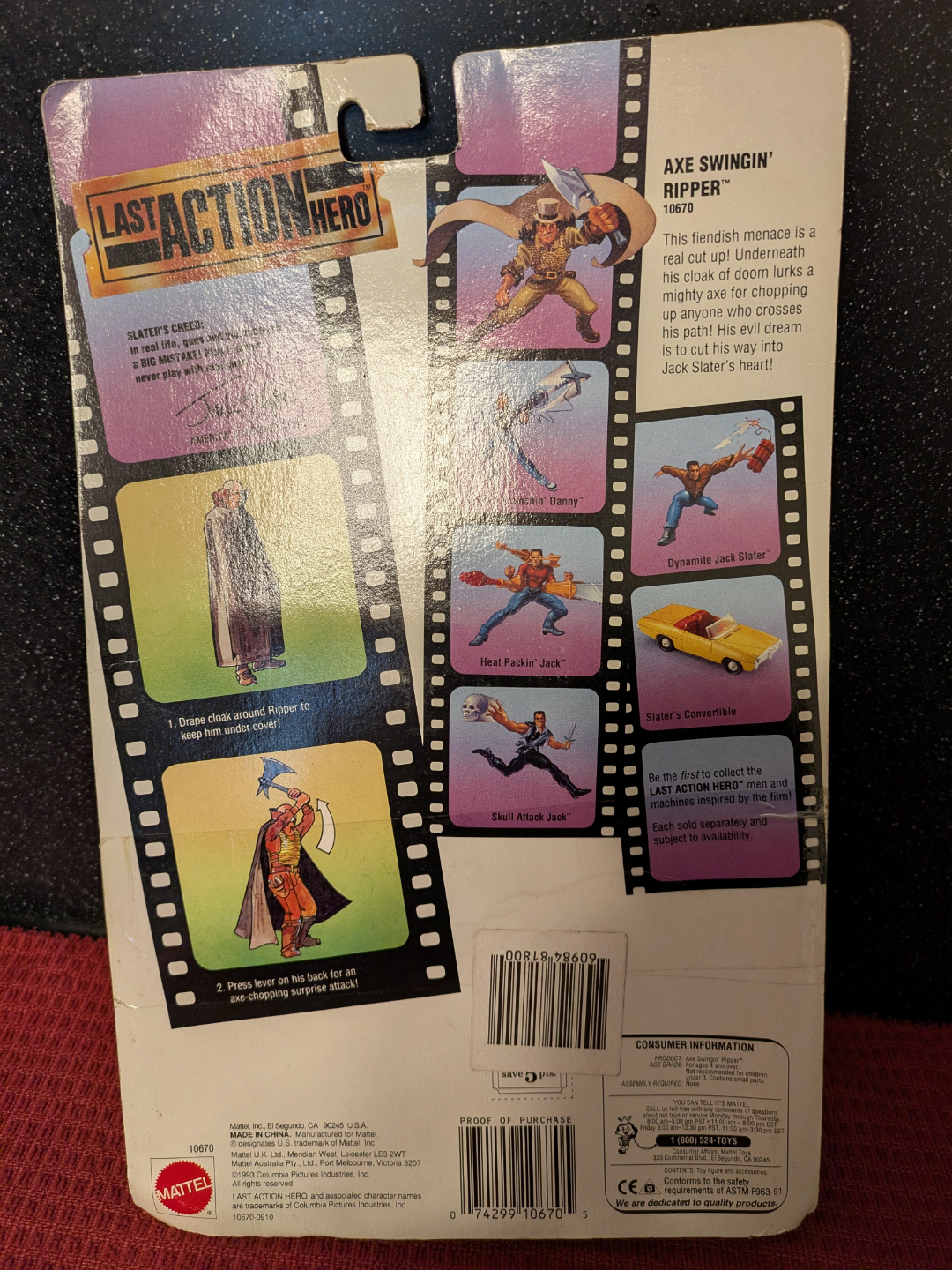 Last Action Hero Axe Swingin' Ripper Stunt Figure - photo 2
