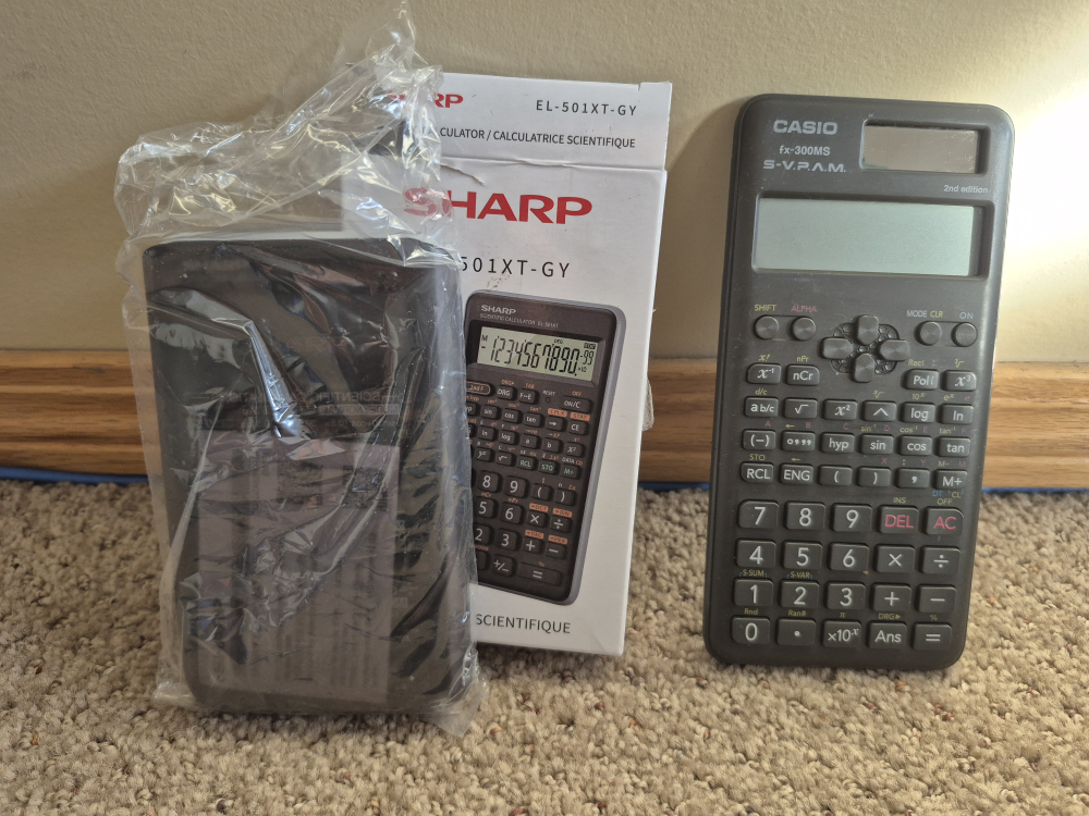 Two Scientific Calculators