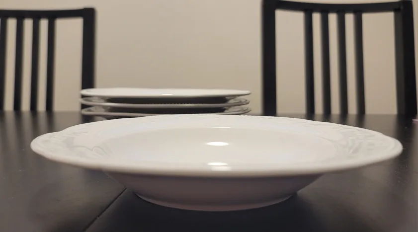 New Gluckstain Set of Four White Porcelain Bowls image indicator(9)