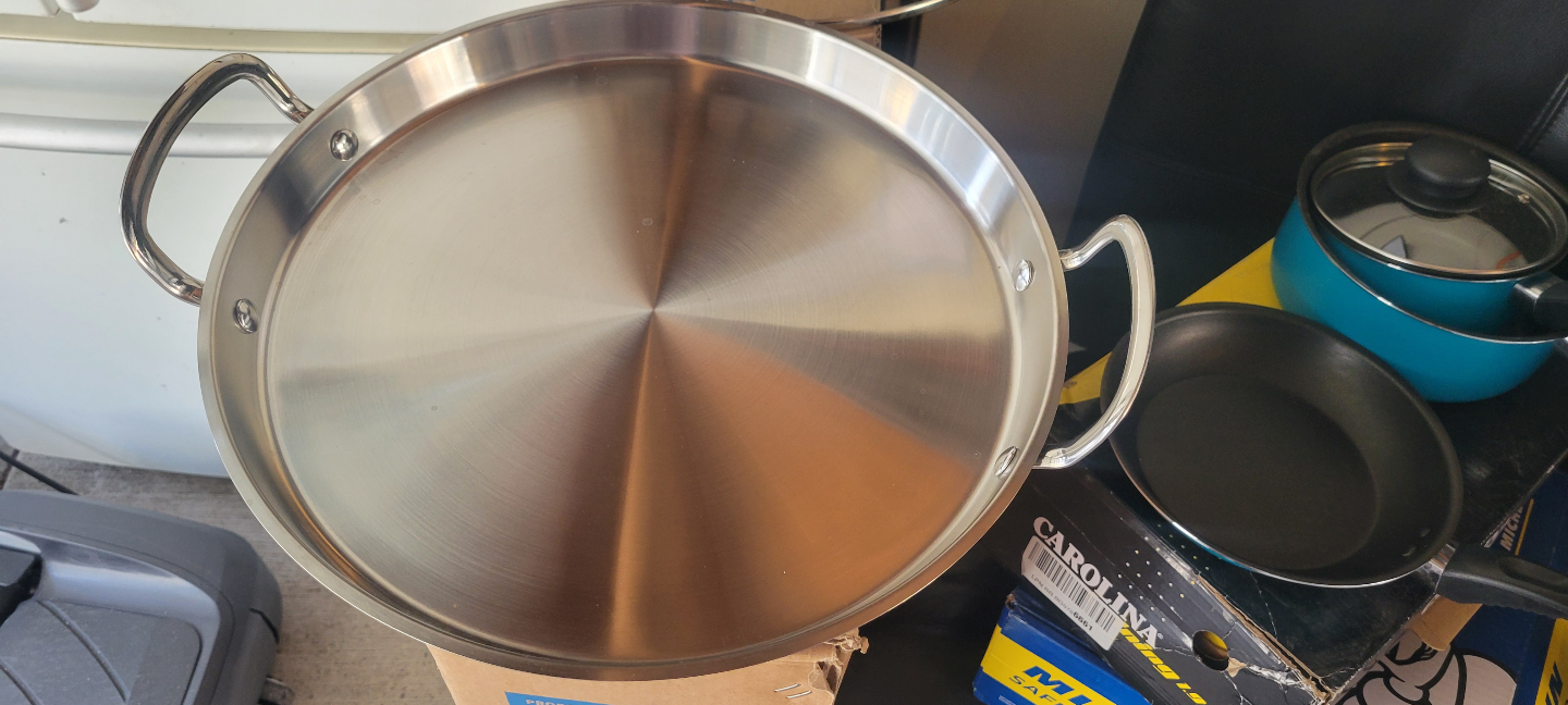 Princess House 13" Stainless Steel Skillet with Lid - photo 3