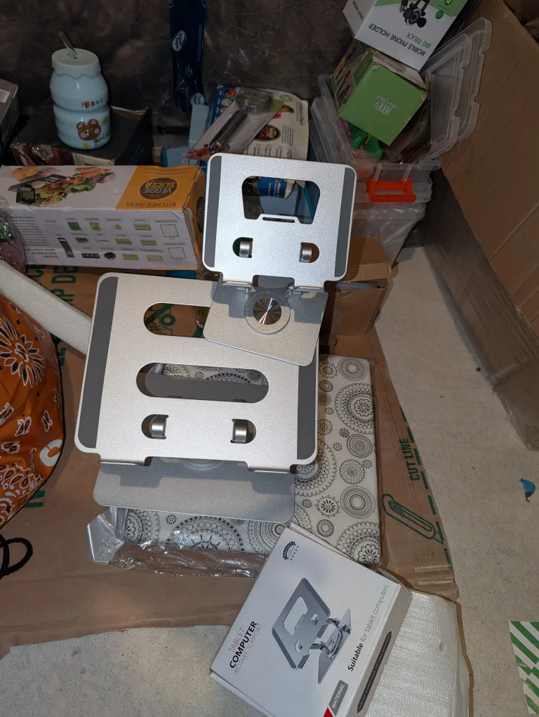 360 rotating Big & small Laptop Stand, Adjustable, Aluminum image indicator(3)