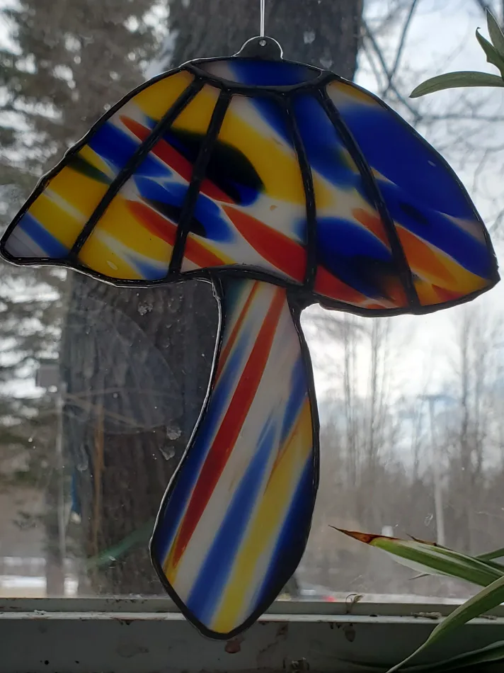 Stained Glass Magic Mushroom thumbnail