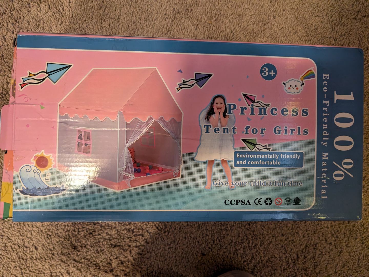 Princess Tent for Girls - Pink Play House