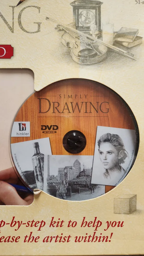 Complete Drawing Book & DVD with Wooden Artist's Model image indicator(7)