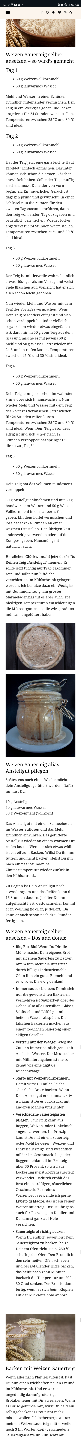 Homemade sourdough starter