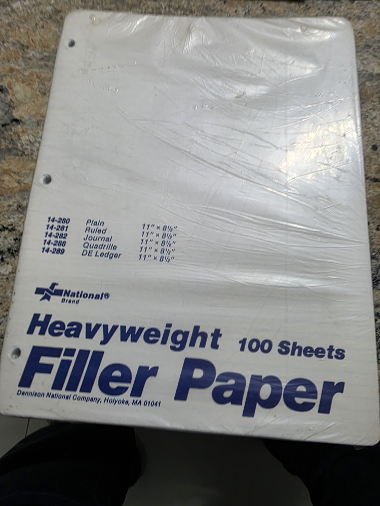 💚 loose leaf paper