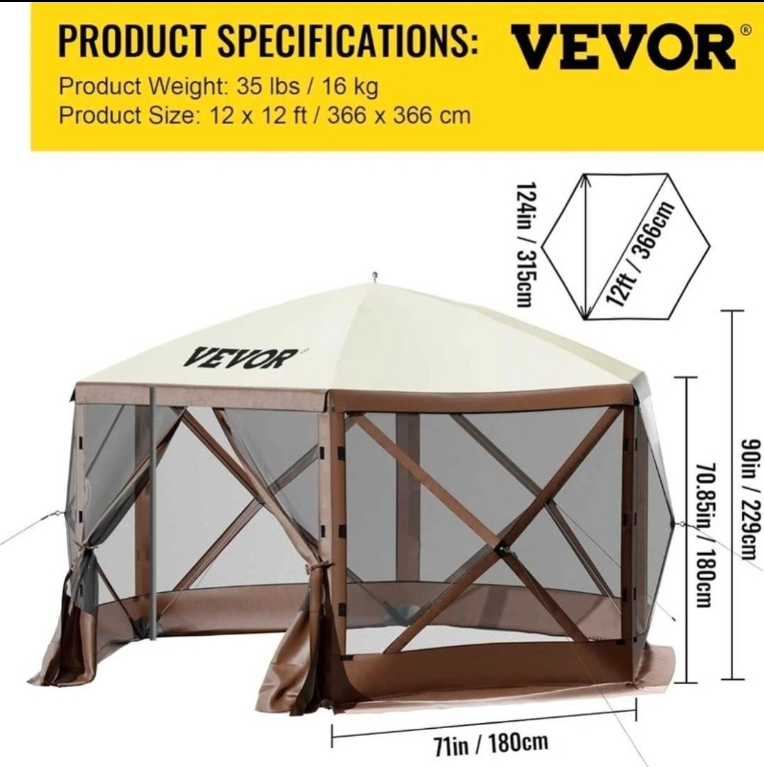 VEVOR Camping Gazebo Tent