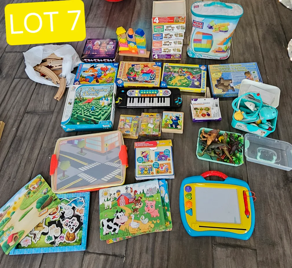 Huge Lot of Children's Toys and Puzzles image indicator(3)