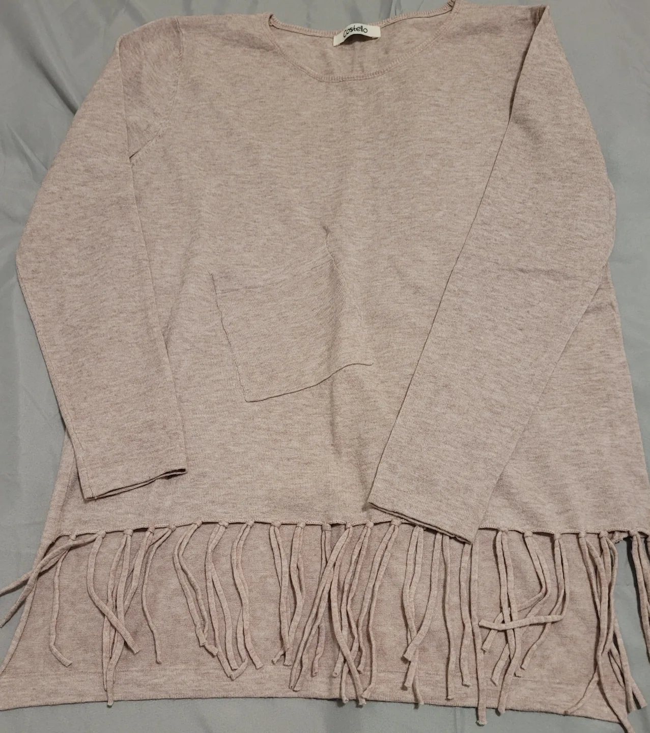 Two Ladies' Long-Sleeve Fringed sweaters both for 20$ image indicator(2)