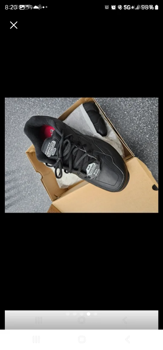 Skechers Work Relaxed Fit Memory Foam Slip Resistant Shoes image indicator(4)