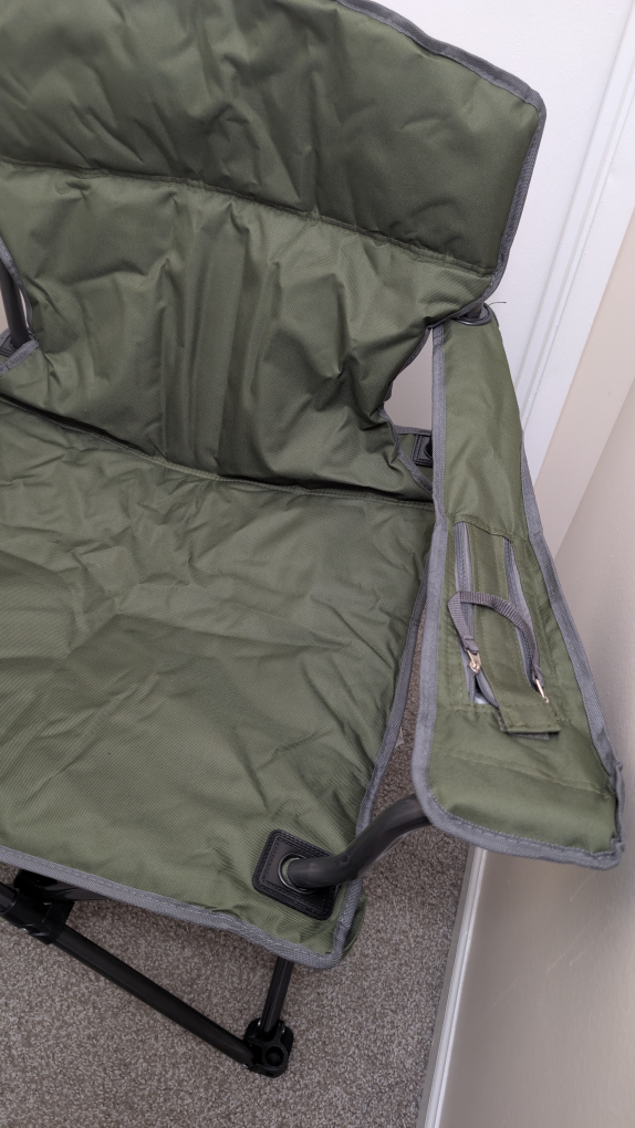 Folding Camping Chair with Cooler Pocket - photo 3