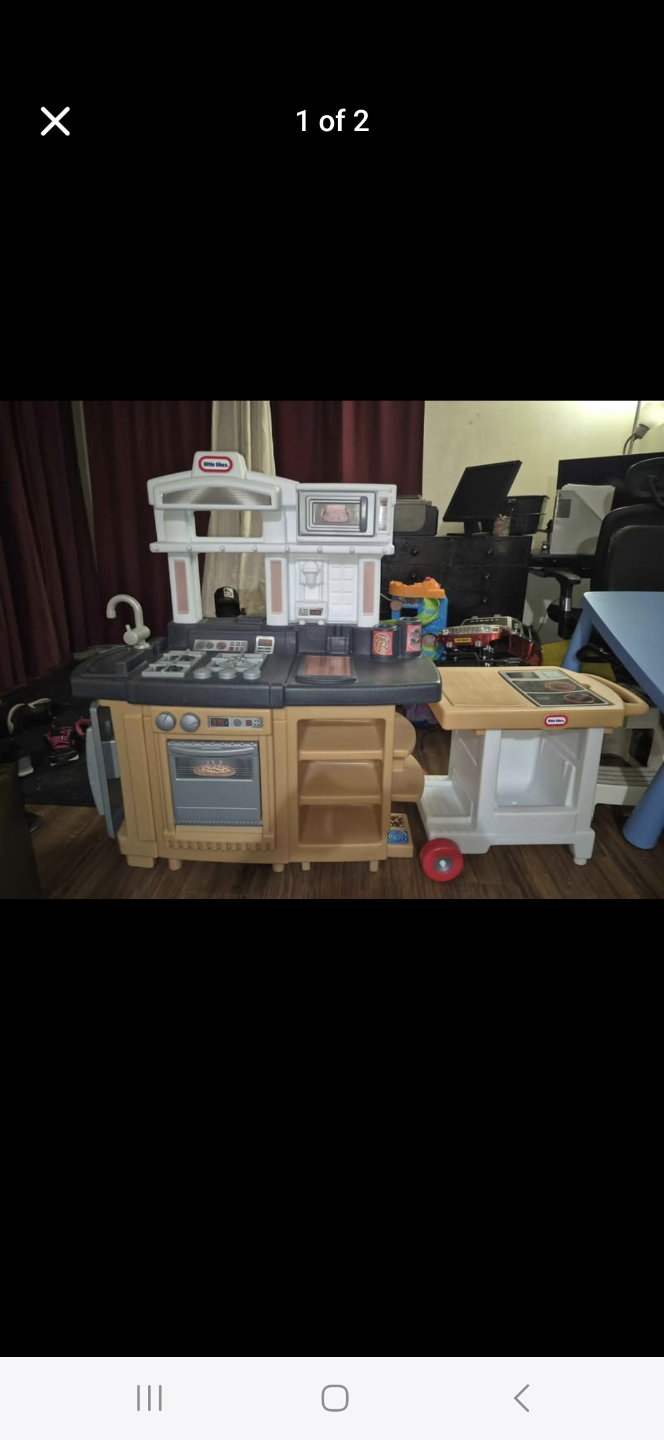 Little Tikes Kitchen Playset with Rolling Cart