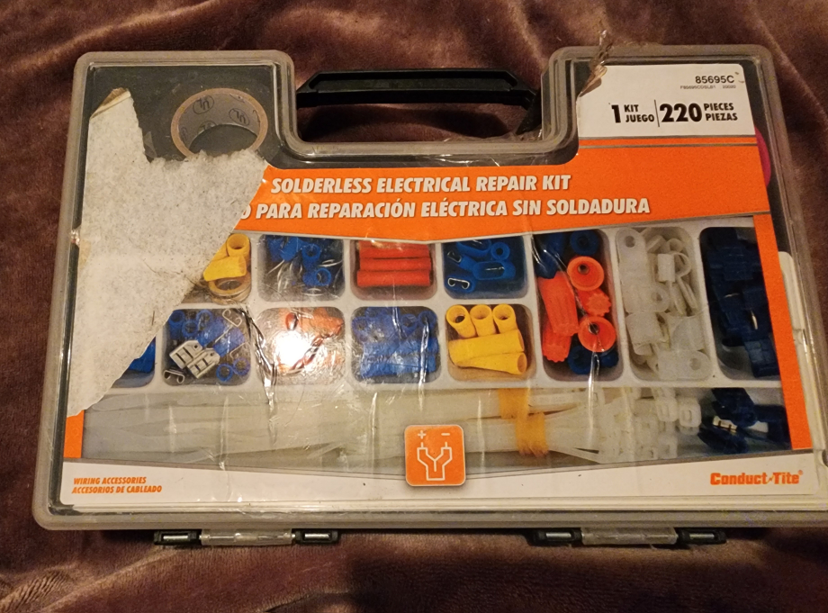 Assorted Electrical Repair Kits and Screws CASH ONLY