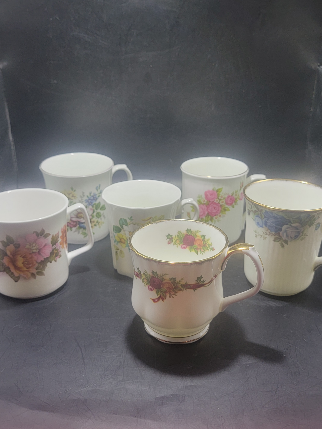 Six Gorgeous vintage Tea Mugs