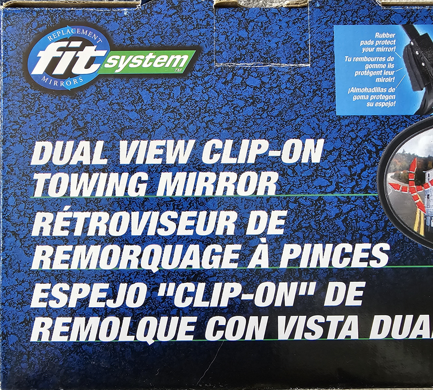 Fit System Dual View Clip-on Towing Mirrors - New in Box - photo 2