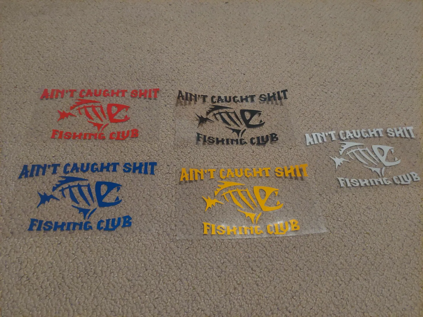 Fishing stickers/decals image indicator(2)