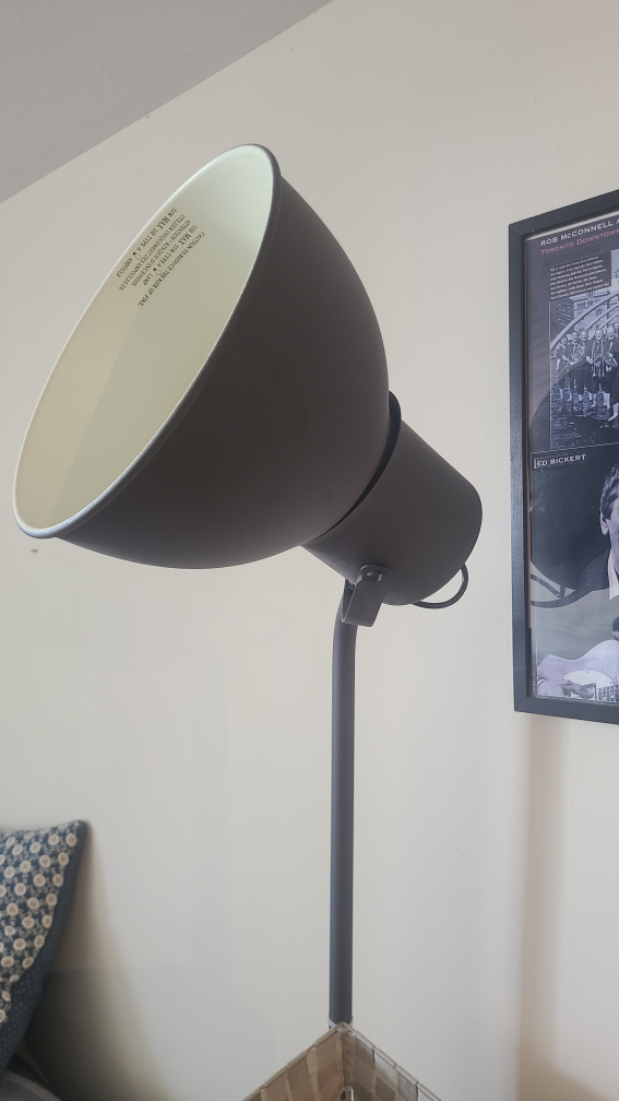 Tall Ikea Floor Lamp with LED Bulb - photo 2