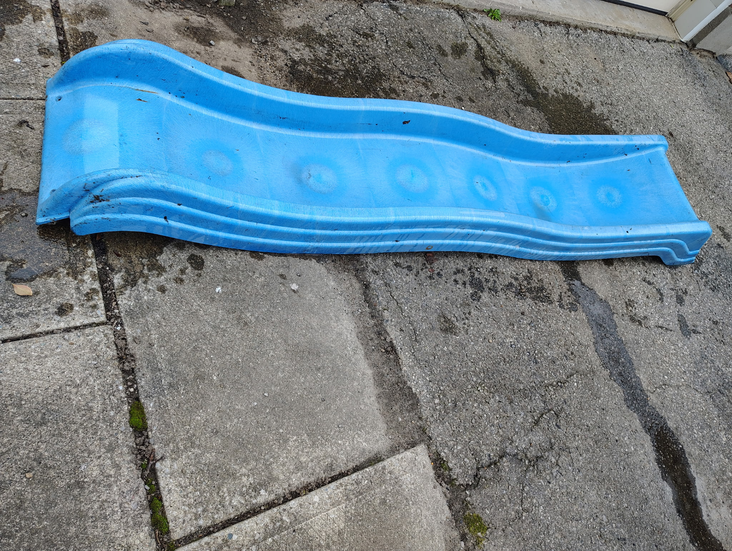 Blue Plastic Wave Slide - photo 2