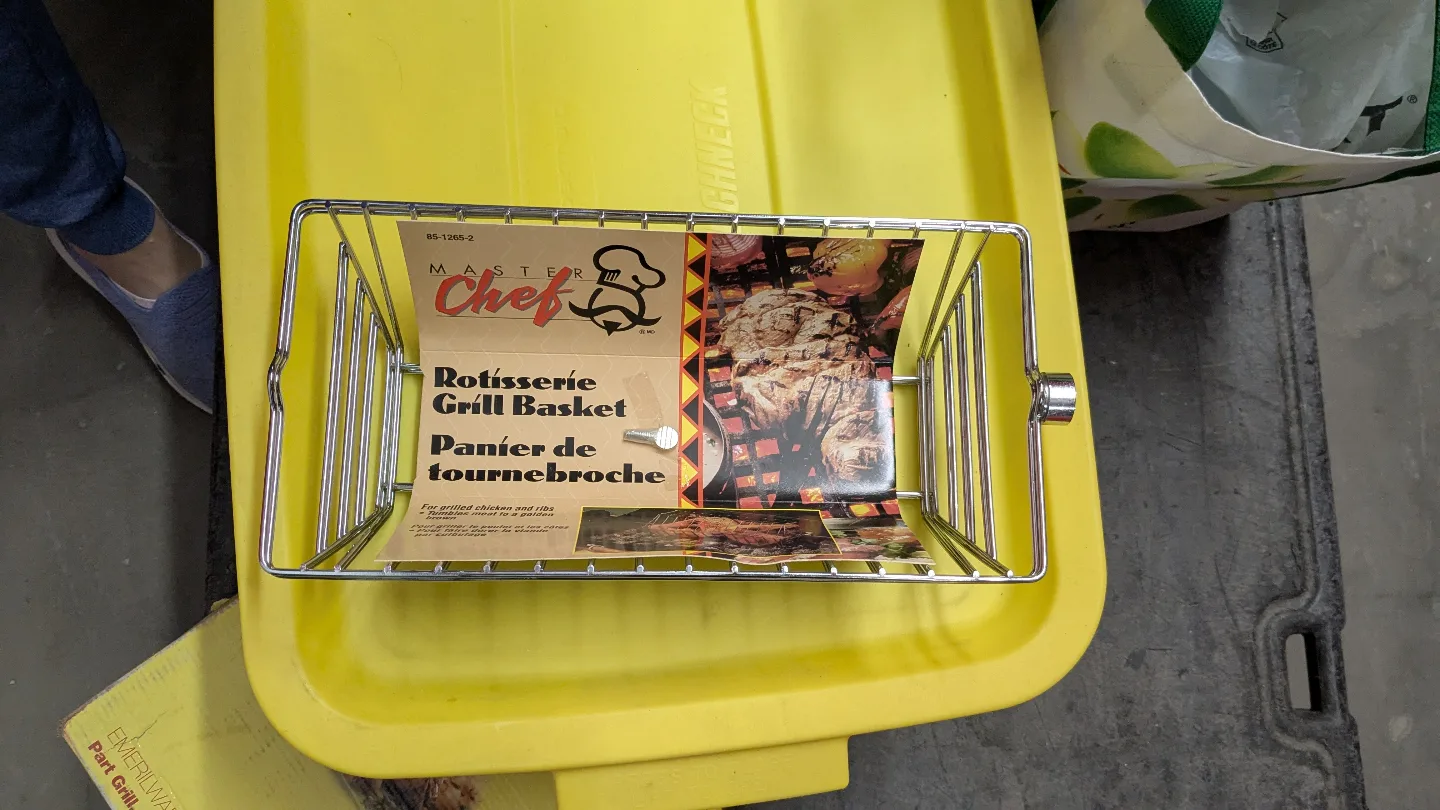 Master Chef Rotisserie Grill Basket thumbnail