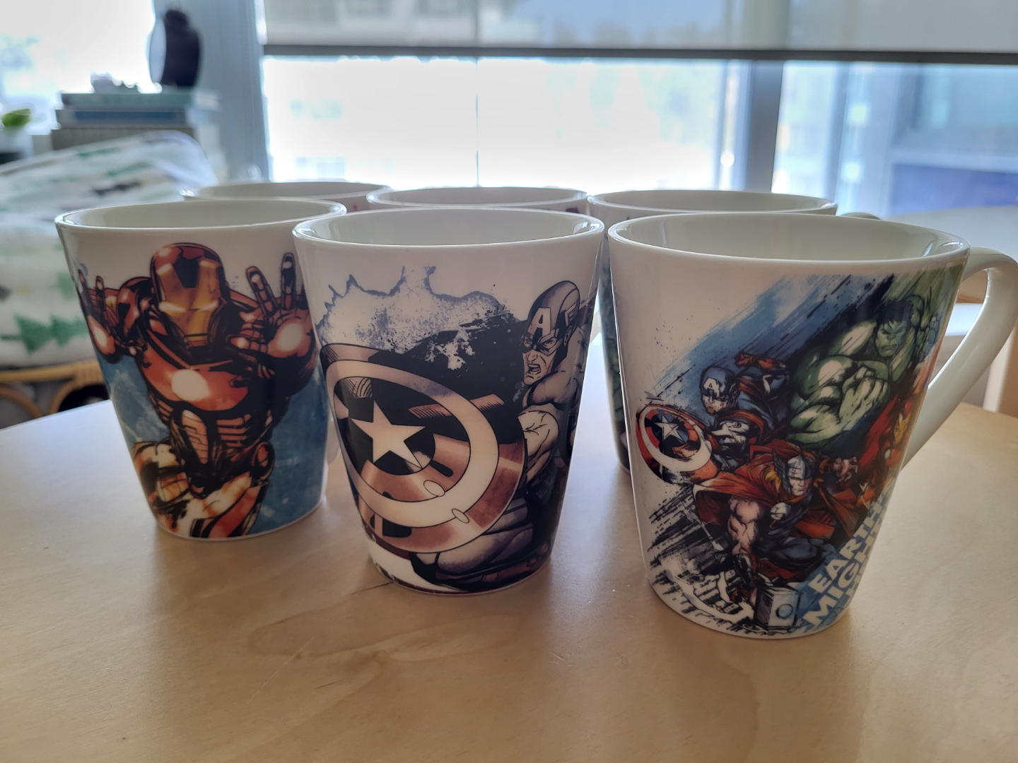 Marvel Avengers Collector Mugs Set of 6