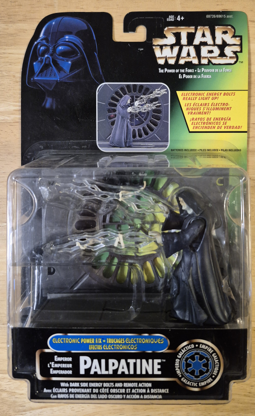 Vintage Star Wars Emperor Palpatine Electronic Figure
