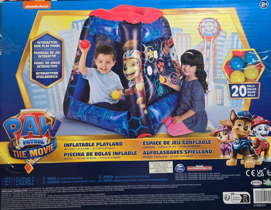 Paw Patrol The Movie Inflatable Playland with 20 Balls image indicator(2)