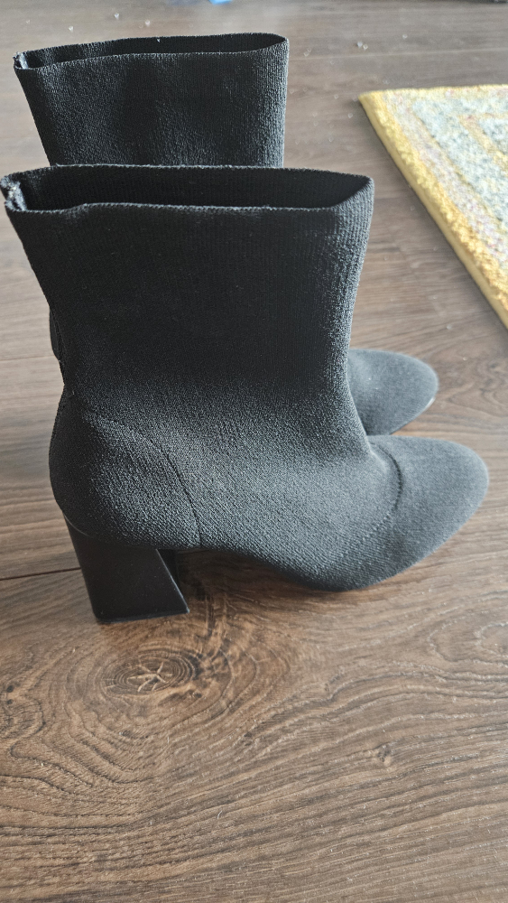 NEGOTIABLE - ALDO Black Knit Booties, Size 8 - photo 2