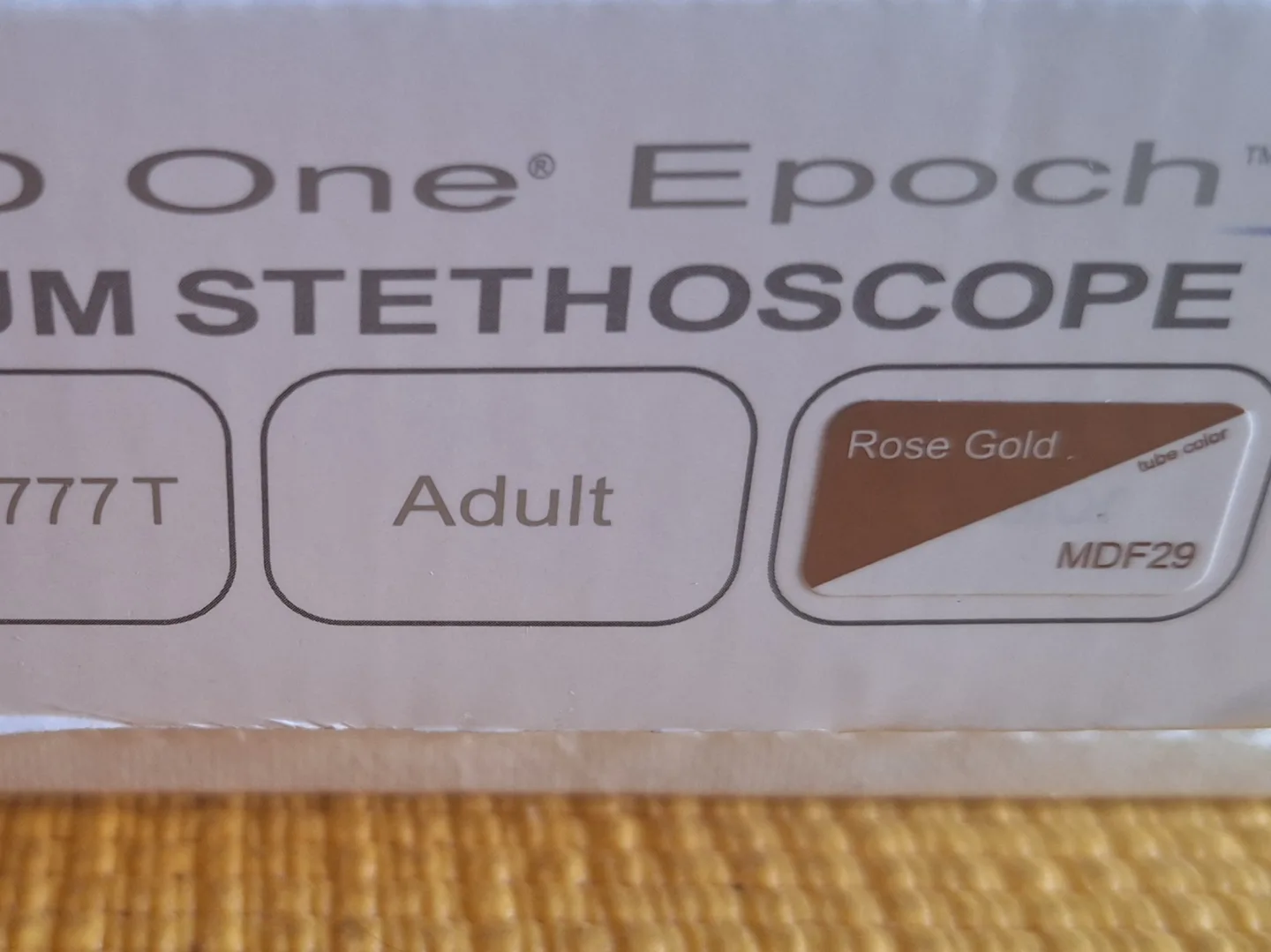 MDF MD One Epoch Titanium Stethoscope Rosegold New Sealed image indicator(5)