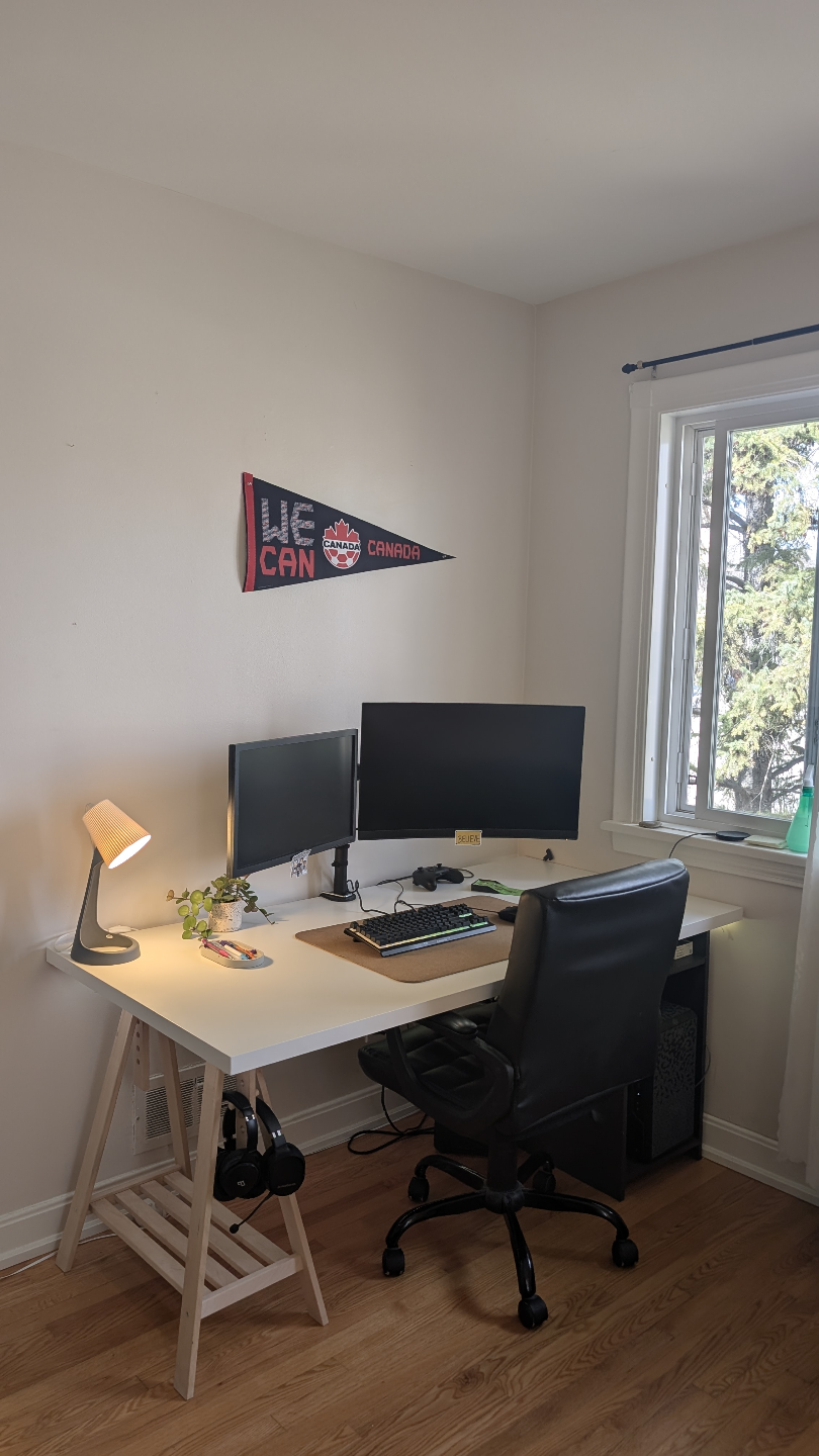 Ikea Office/Gaming Desk & Chair