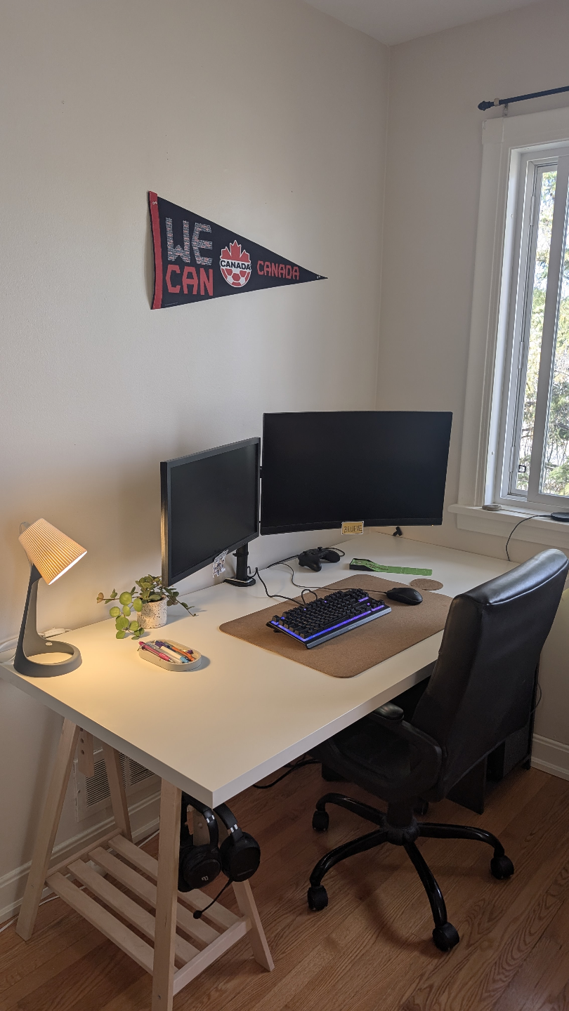 Ikea Office/Gaming Desk & Chair - photo 2