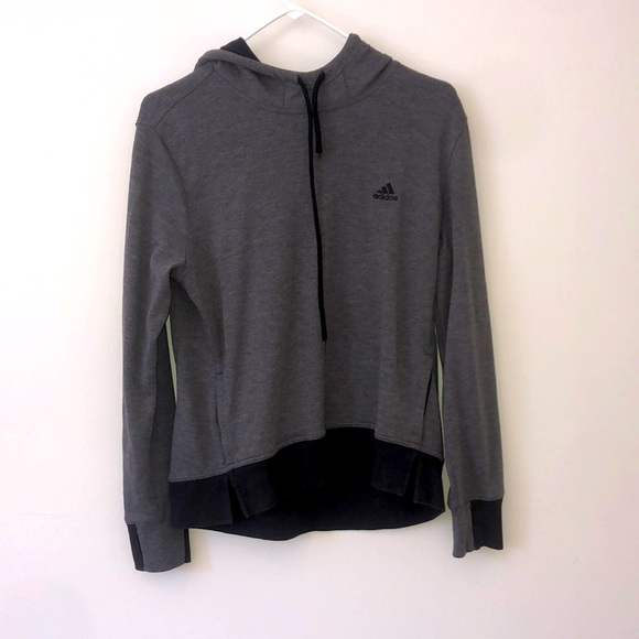 Adidas Women's Grey Climlite Hoodie 💚