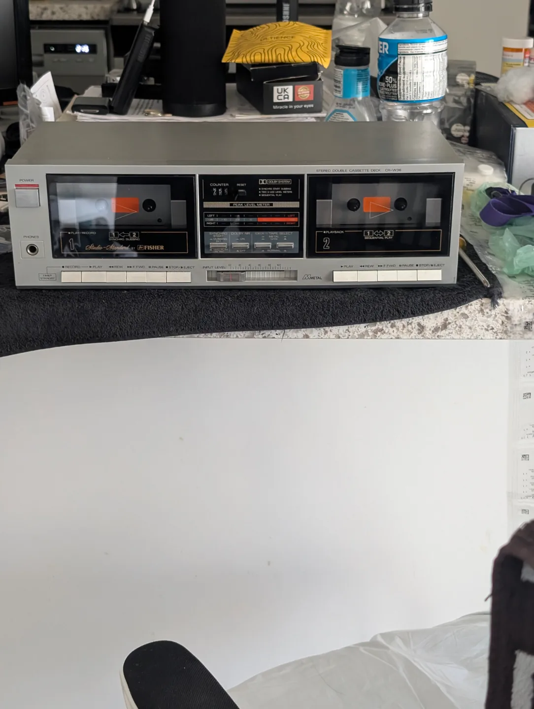 Vintage Fisher CR-W08 Stereo Double Cassette Deck thumbnail