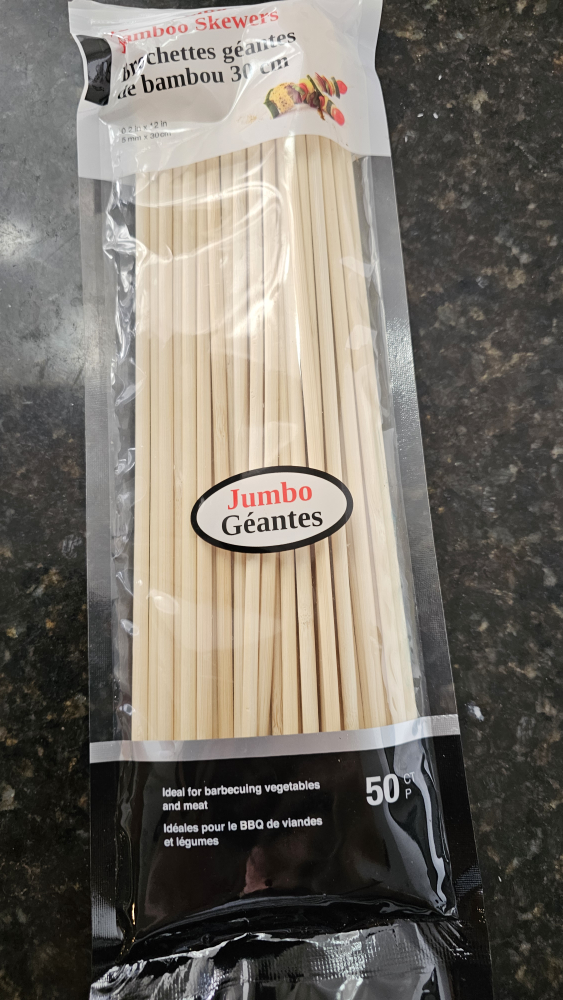 new packed 50 Jumbo Bamboo Skewers - photo 5